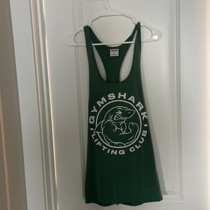 Gymshark size Medium razor back tank top. Lightly worn.